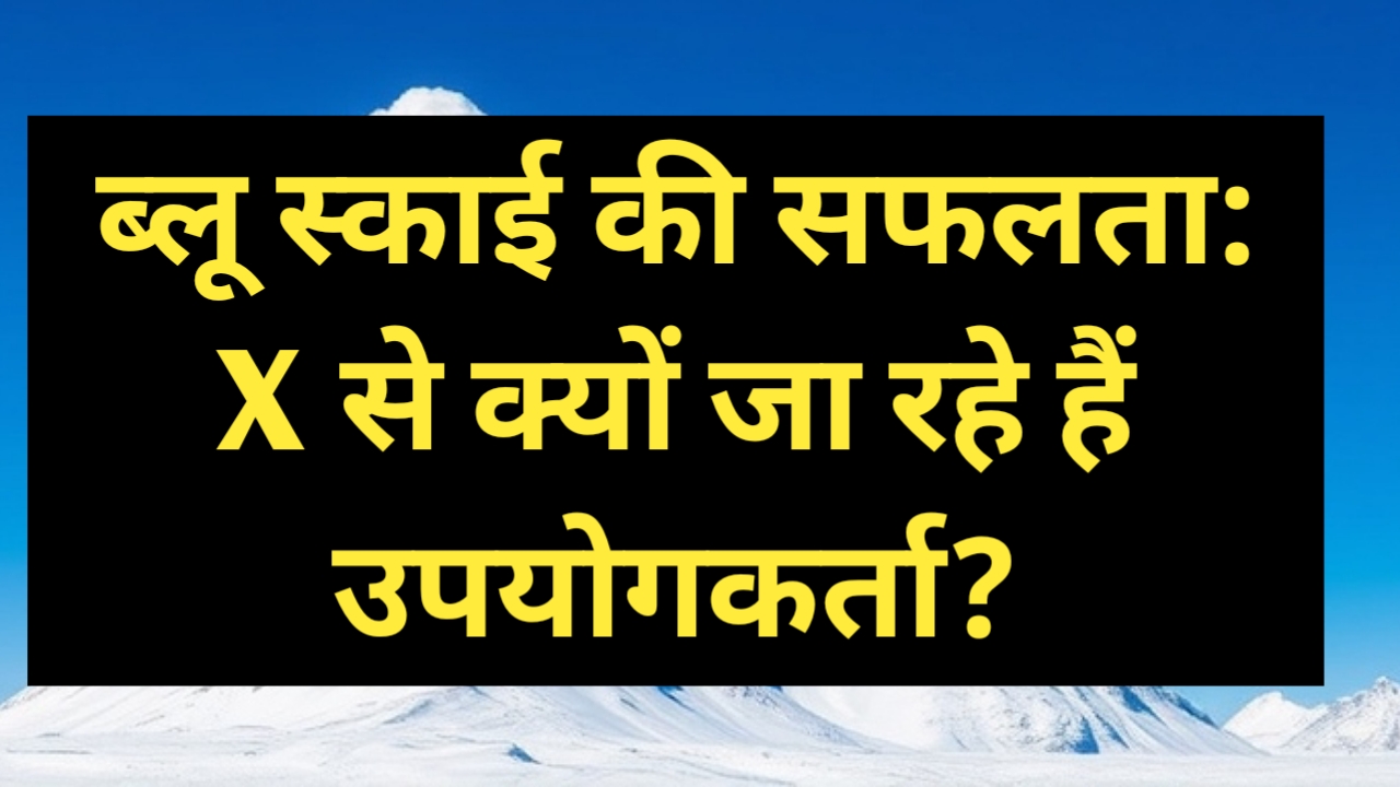 ब्लू स्काई की सफलता: X से क्यों जा रहे हैं उपयोगकर्ता?